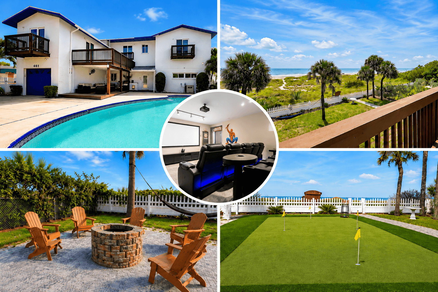 Beachfront Villa + Mini Golf + Fire Pit + SpaceX Launch Views — photo 1